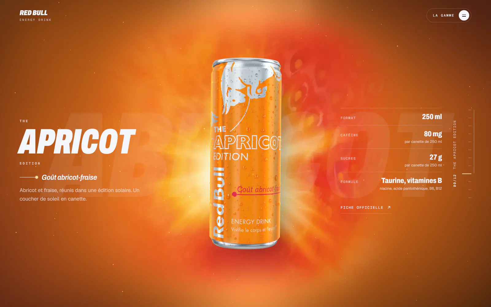 La scène Apricot Edition, explosion orange.